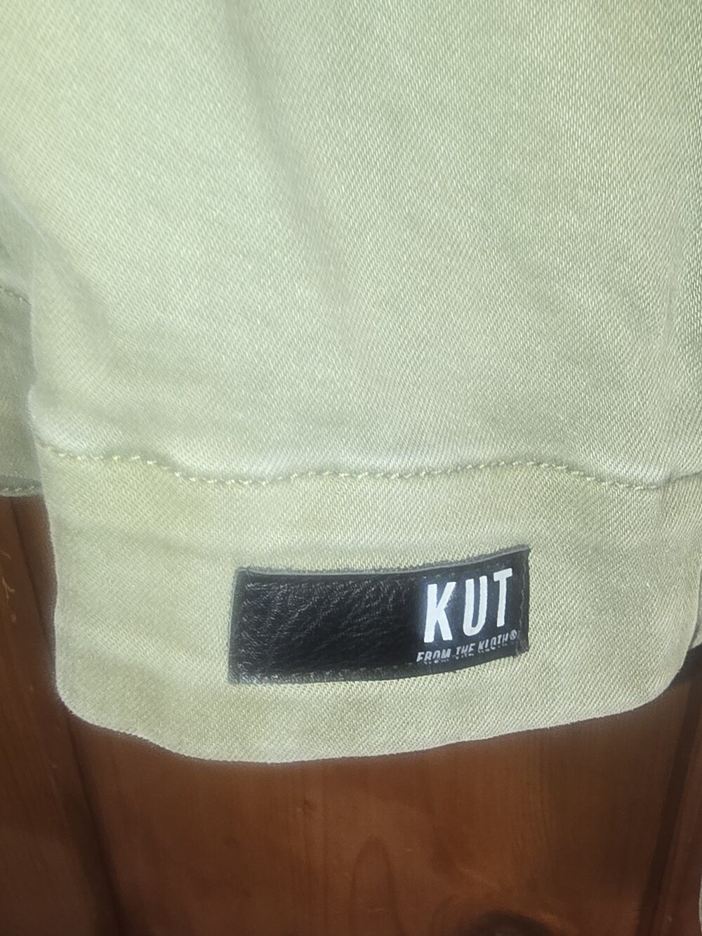Kut from the Kloth Olive Green Utility Jacket - Picture 9 of 10